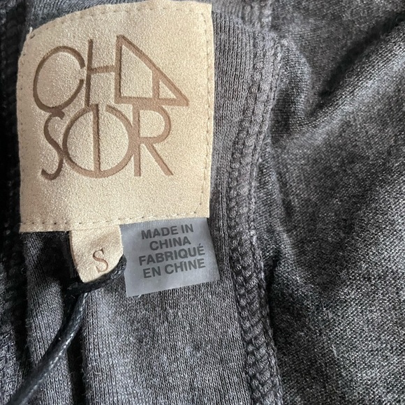 NWT Chaser vintage look full zipper lounge hoodie. Size Small - Picture 2 of 7